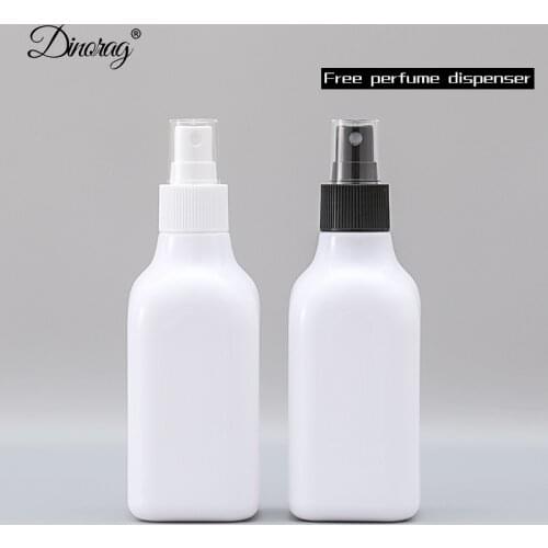 10Pcs 200ml Refillable Perfume Bottle White Plastic Atomizer Spray Bottle Travel Container Women Cosmetic Makeup Tools Wholesale