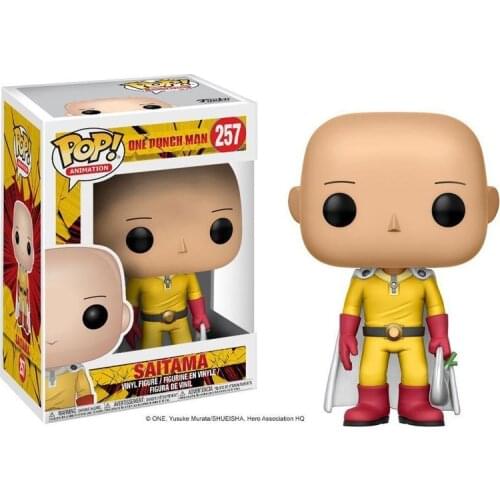 10cm New Cosplay Anime Saitama One Punch Man PVC Q Version Hand-made Model Decoration Ornaments Figure Toys for Friends