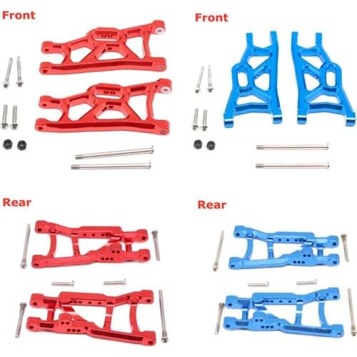 Alloy 2PCS Front&Rear Lower Suspension Arm For RC Hobby Model Car 1/10 Traxxas Slash 2wd Short Course Upgrade Parts