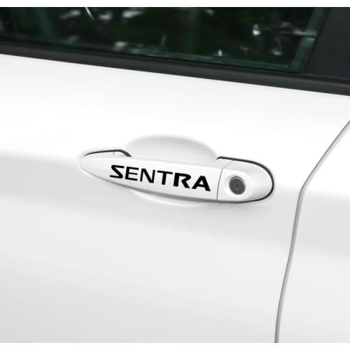 4 Pieces For Nissan Sentra b16 b17 2008-2018 Car Accessories JDM Car Styling Car Stickers Decal Automobiles Door Handle Sticker