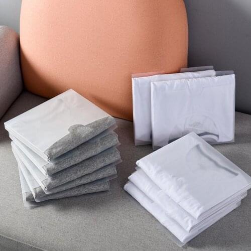 5pcs/set Creative Closet Lazy Folding Board Multi-function Folder Travel Space Saving Wardrobe Storage Dust-proof Storage Boxes