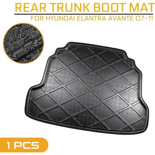 Car Carpet Rear Trunk Anti-mud Cover For Hyundai Elantra Avante 2007 2008 2009 2010 2011 Floor Mat