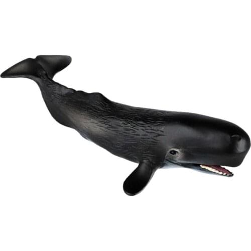 Artificial Sperm WhaleModel Artificial Plastic Whale Ornament Toy Action Figures Collection Toy Birthday Gift For Kids Boys Hot