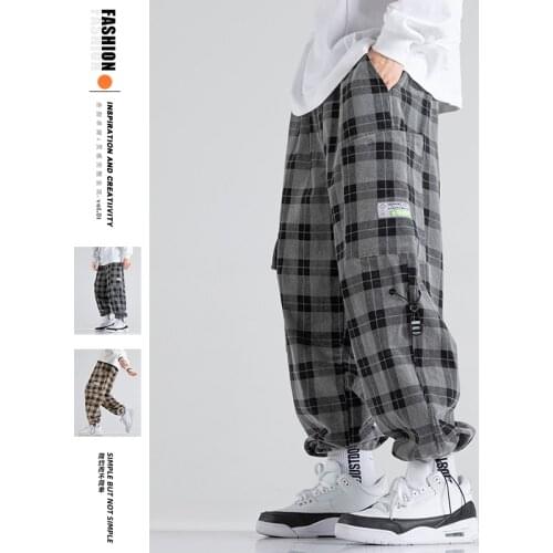 King Billion Men's Checked Trousers