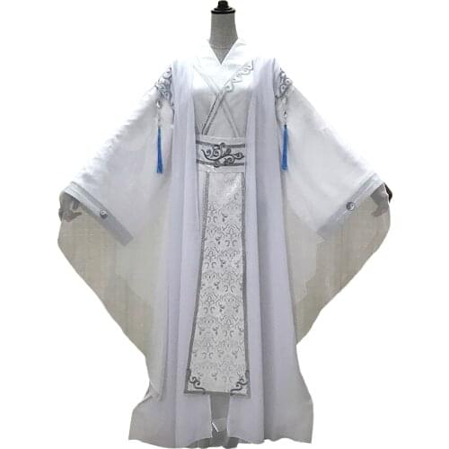Xiao Xingchen Cosplay Anime Mo Dao Zu Shi Costume Ancient Clothing Halloween Chrismas Performance Stage Costume white/red