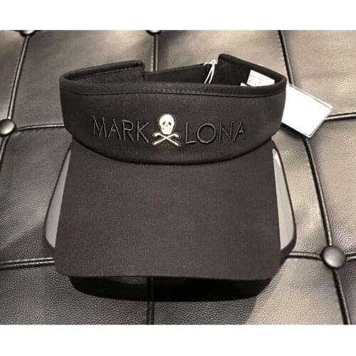 Mens/Womens Mark Lona Fashion Golf Hat Summer Sports Sun Caps White/Black Colors