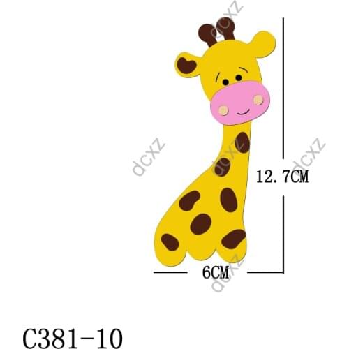 New giraffe Wooden die Scrapbooking C-381-10 Cutting Dies Multiple sizes