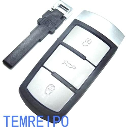 New Replacement Shell Smart Remote Key Case Fob for Vol kswagen 3 Buttons