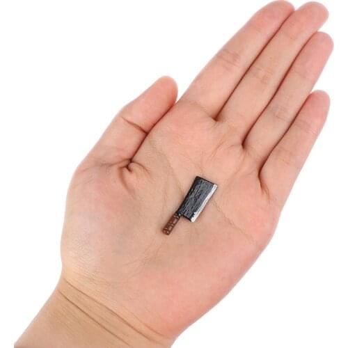 1pcs Doll House Miniature 1:12 Metal Knife Kitchen Food Knife Cut Vegetables Kitchen Toy Length 3cm