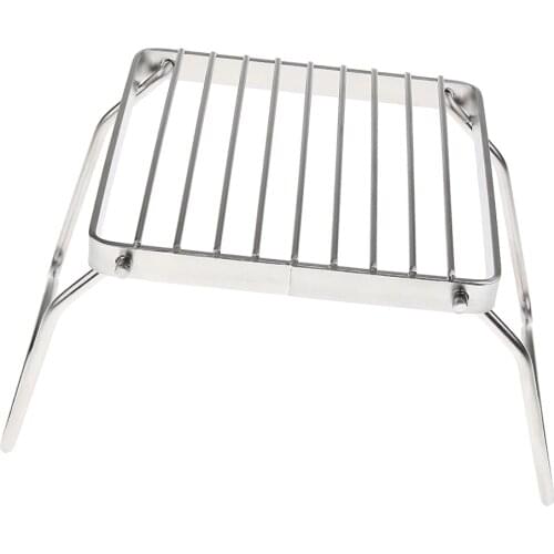 Outdoor Camping Portable Folding Burner Stove Stand Bracket Holder Picnic BBQ Grill