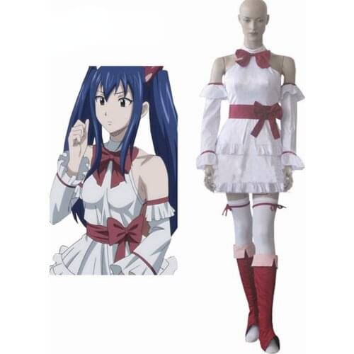 Fairy Tail Dragon Slayers Wendy Marvell Dress Cosplay Costume Customize size