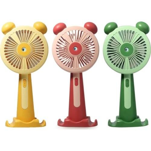 Portable Handheld Misting Fan, USB Rechargeable Personal Fan for Outdoor Activities, Summer Gift for Kids Men Women