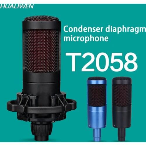 Golden film 16 core dibaoheng t2058 computer mobile phone live game recording kge microphone condenser microphone