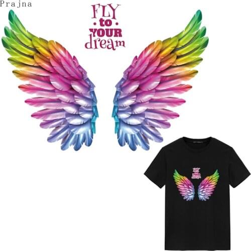 Pulaqi Butterfly Badge Iron on Transfers Patches Stripes for Clothes Heat Transfer Vinyl Thermal Stickers on Clothes Skull Patch