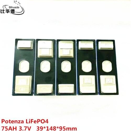 LiFePO4 power 75AH 3.7V 39*148*95mm equipped with outdoor suitable for electric forklift, RV energy storage, on-board powe