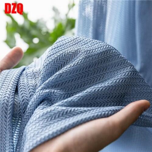 Light luxury modern minimalist curtains living room balcony partition herringbone window screen bedroom curtains
