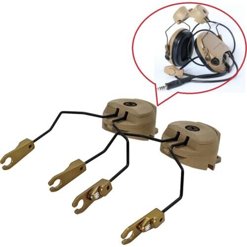 TCIHEADSET Tactical Headset Helmet ARC OPS-CORE Rail Military Adapter SORDIN Bracket for Tactical MSA SORDIN Shooting Headset