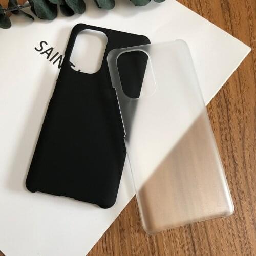 For Xiaomi Poco F3 X3 NFC F2 M2 Redmi K40 Pro Plus Anti-fingerprint Ultra-thin Smooth Matte PC Case Hard Back Protective Cover