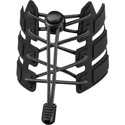 1Pair Elastic Rubber ShoeLaces Stretching Locking No Tie Shoe Laces Kids Adult Safe Lazy laces Quick Sports Sneaker Shoelace