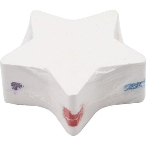 110g Natural Skin Care Star Moon Cloud Rainbow Bath Skin Body Salt Moisturizing Bubble Bombs Bath Care Exfoliating Ball T7X6