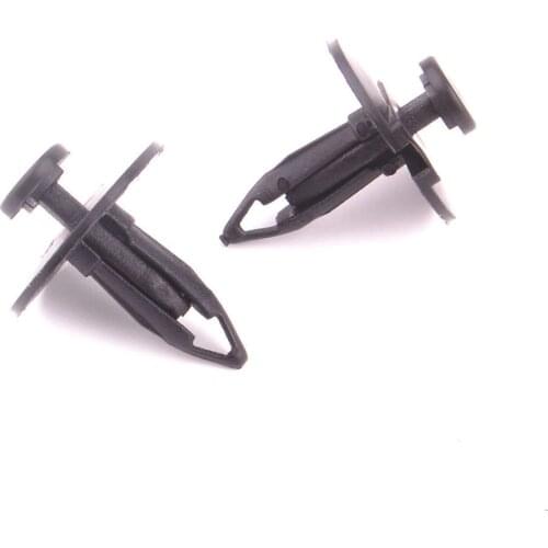 25pcs Black Nylon Splash Shield / Fascia Clips Clip For Ford N802781-S / 14093088 Car Clip Auto Accessories