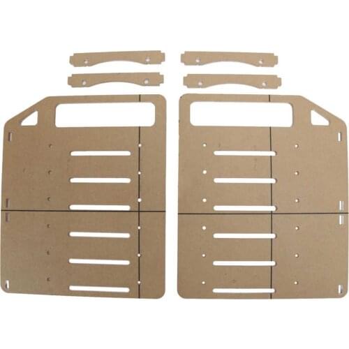 Acrylic Hard Drive Bracket DIY 3.5 inch Hard Disk Shelf HDD Transparent Cage Acrylic Hard Drive Bracket Holder