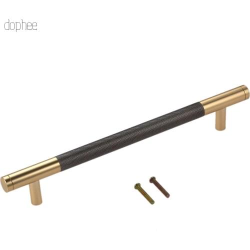 Dophee 1pc 192mm Knobs T Bar /long Handle Modern Kitchen Cabinet Knobs And Handles Drawer Pulls Bedroom