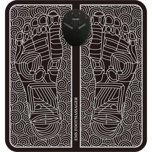EMS foot massager health care massageador mat fisioterapia saude electrodos estimulador massageador portatil tens electrodes