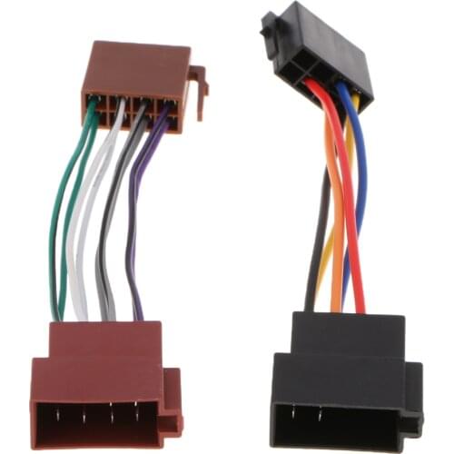 ISO Car Radio Wire Cable Wiring Harness Stereo Adapter Connector for VW