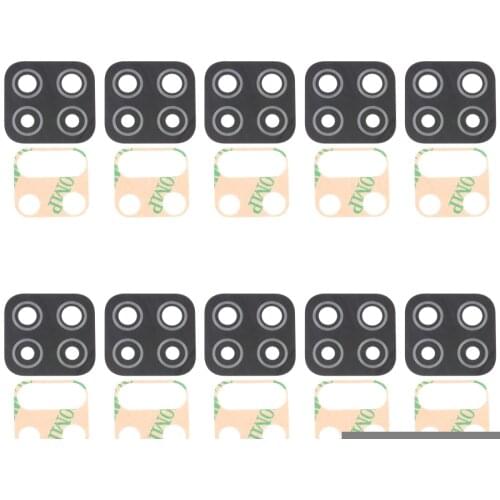 Back Camera Lens with Housing Frame Replacement for Samsung Galaxy A12 SM-A125 10 (PCS/set)