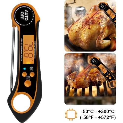 Food Probe Thermometer BBQ Grill Meat Quick Accurate Digital Display Temperature Measured Tool