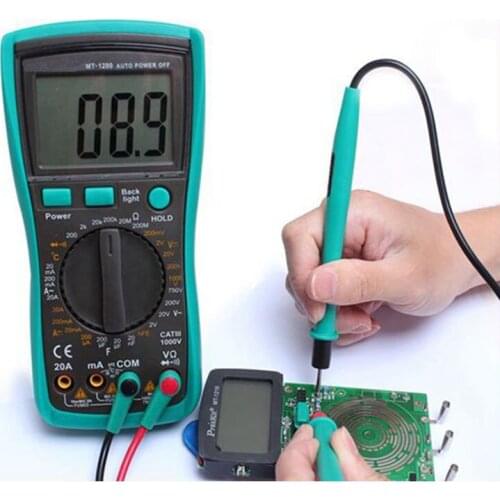 Hot Sale Professional Digital Multimeter Handheld Electric Meter With LCD Display Backlight Portable Measuring Instrument Tester
