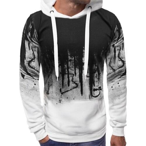 Autumn hip hop hoodies men sweatshirts Fashion streetwear classic Printing Hooded sweatshirt men pullover
