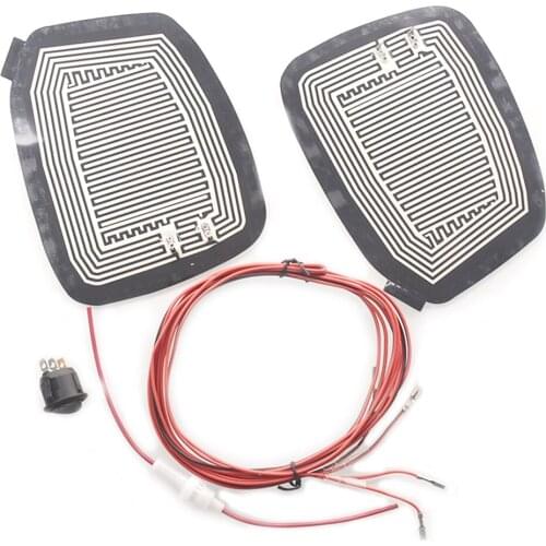 Quick Warm Universal DC 12V Heating Pad For Auto Rear-view Mirror Defogging Quickly Removes Frost /Rain/Fog