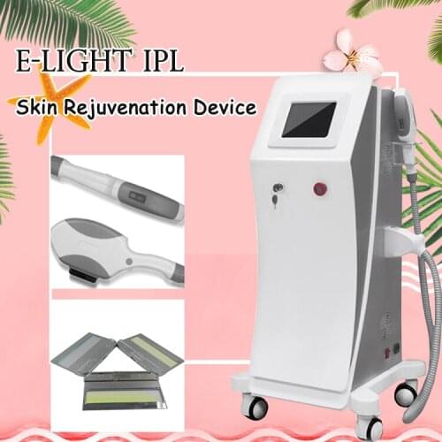 2019 factory price Vertical SHR OPT Hair Removal Machine Powerful E-light IPL Skin Rejuvenation Device