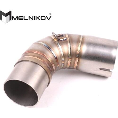Motorcycle Exhaust Muffler Escape Middle Link Contact Pipe Tube For Honda CB1000R CB 1000R 2010 2011 2012 Exhaust