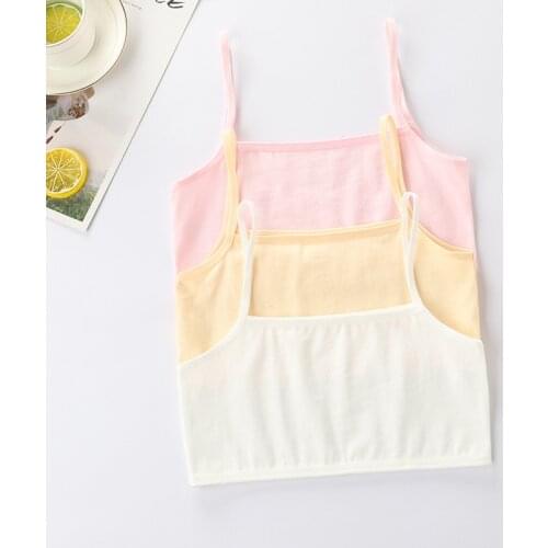 2Pcs Kids Women Sports Bra Push Up Fitness Running Tops Girls Seamless Underwear Training Puberty Yoga Camisole Children Vest