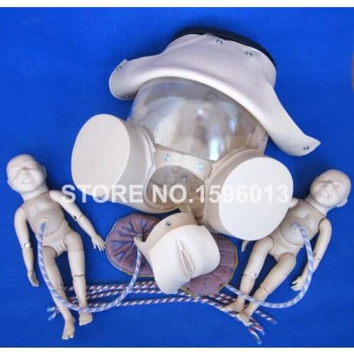 Obstetric Delivery Simulator Pregnant Woman and Newborn Manikin Childbirth Training Model