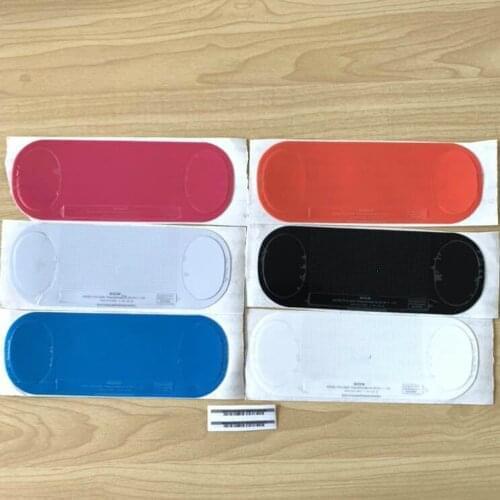 Free Shipping 5pcs For PSvita ps vita psv 2000 back touch panel sticker black white blue red colors