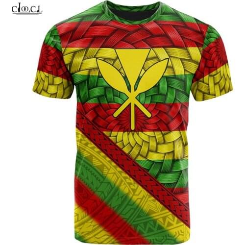 CLOOCL Hawaii Kanaka Maoli T-Shirt 3D Print Men/Women Summer Streetwear Short Sleeve T-Shirts Tops Drop shipping