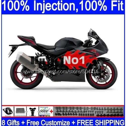Injection OEM For SUZUKI GSXR1000 L7 L8 GSXR 1000 2017 2018 2019 116MC.4 GSXR-1000 K17 GSX-R1000 17 18 19 Fairing matte black