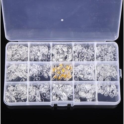 1500pcs Eye Glasses Sunglasses Electronics Watch Repair Tool Micro Screws Nose Pad Nut Washers Assortment Kit Multi-function