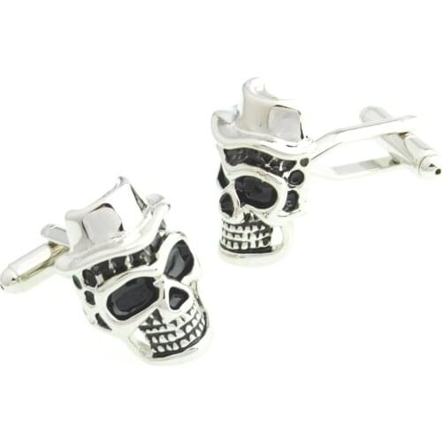 YH-1334 Novelty Skull Cufflinks for Men, Novelty Shirt Accessories - Factory Direct Wholesale