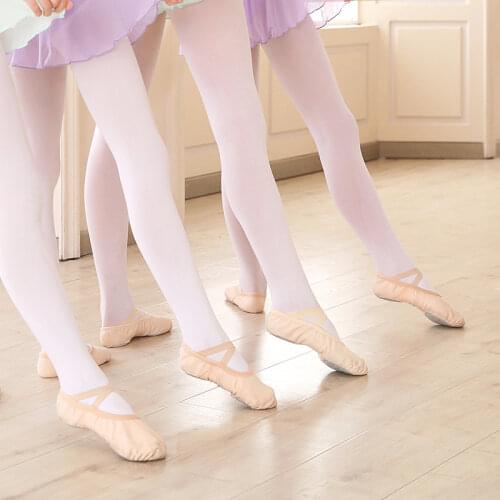 Wholesale 3 Pairs Dance Seamless Pantyhose Stockings Ballet Tights Girls Microfiber Pantyhose Dance Leggings 80D
