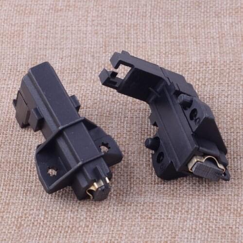 LEATOSK Black 2pcs Carbon Brush Assembly 587848 fit for Whirlpool Hoover Candy Indesit Ceset Washing Machine Motor