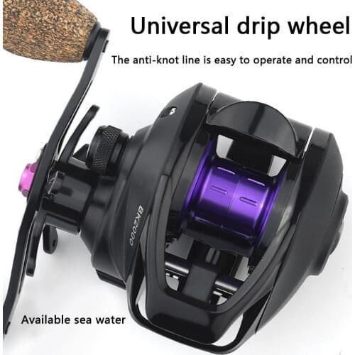 Luya round DRIP wheel Universal reel Available sea water Anti-knotting thread Fishing reel Long shot Fishing tools Fishing