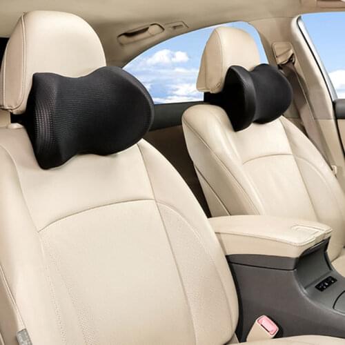 2021 NEW Car Headrest Neck Pillow Protector Auto Seat Rest Memory Foam Cotton Cushion Soft Head for Travel Office Accessories