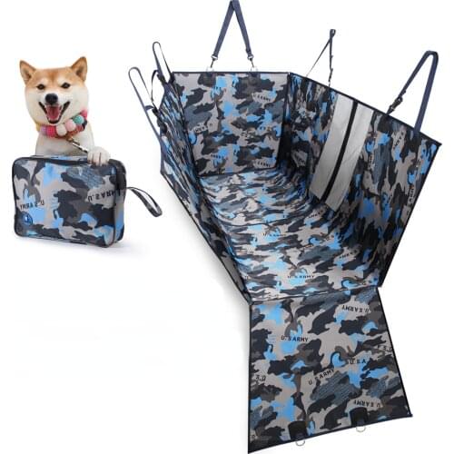 New Detachable Pet Dog Car Rear Seat Anti-dirty and Waterproof Rear Seat Cushion Dog Car Seat Cover Pet Dog Cat Carrier