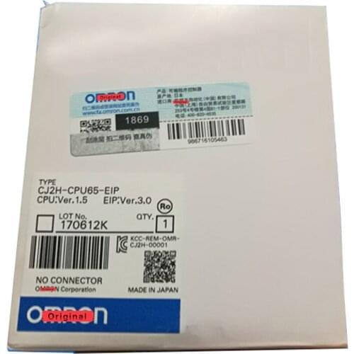 New Original CJ2H-CPU65-EIP PLC 100K Steps Ethernet