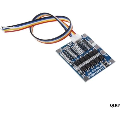 Drop Ship&Wholesale 4S 30A 12.8V w/Balance 3.2V LiFePo4 LiFe 18650 Battery BMS Protection PCB Board APR28